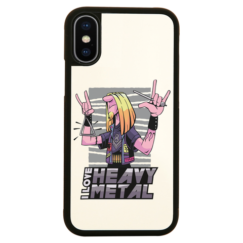 I love heavy metal iPhone case cover 11 11Pro Max XS XR X - Graphic Gear
