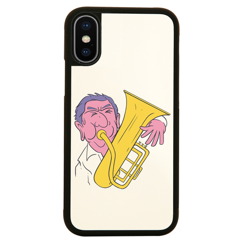 Saxhorn player iPhone case cover 11 11Pro Max XS XR X - Graphic Gear