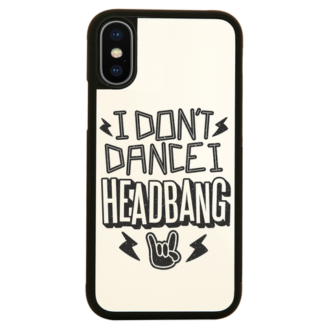 I headbang iPhone case cover 11 11Pro Max XS XR X - Graphic Gear