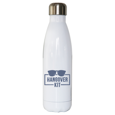 Hangover kit water bottle stainless steel reusable - Graphic Gear