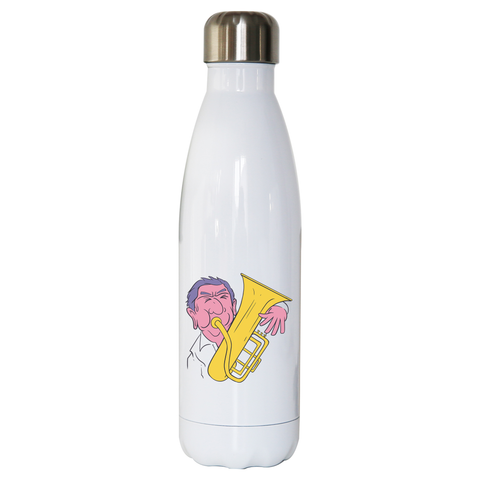 Saxhorn player water bottle stainless steel reusable - Graphic Gear