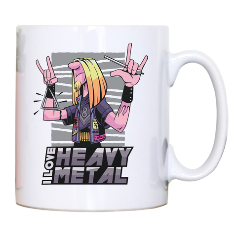 I love heavy metal mug coffee tea cup - Graphic Gear
