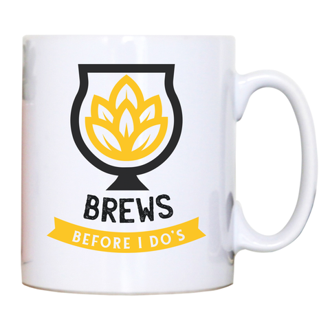 Brews before i dos mug coffee tea cup - Graphic Gear