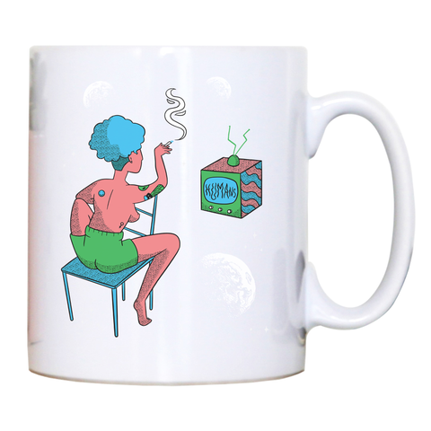 Woman in space mug coffee tea cup - Graphic Gear
