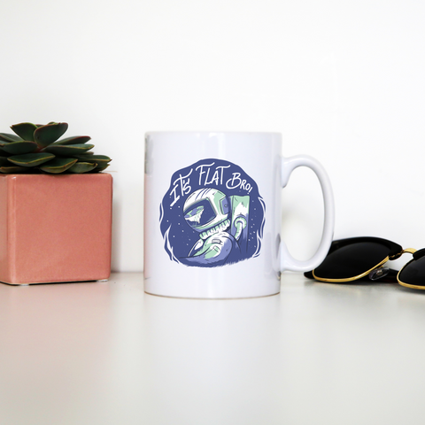 Flat earth mug coffee tea cup - Graphic Gear