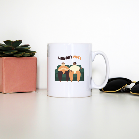 Hungry vibes mug coffee tea cup - Graphic Gear