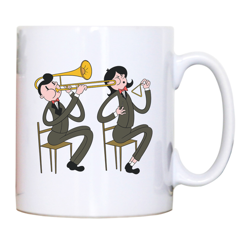 Trombone triangle players mug coffee tea cup - Graphic Gear