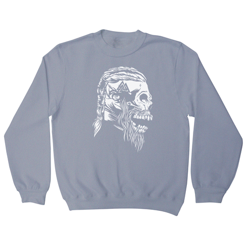 Viking skull sweatshirt - Graphic Gear