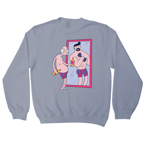 Old man mirror sweatshirt - Graphic Gear