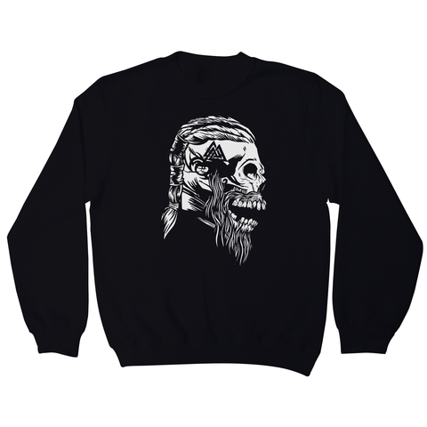 Viking skull sweatshirt - Graphic Gear