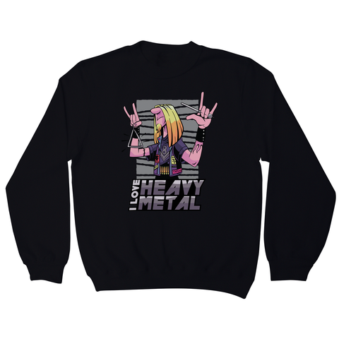 I love heavy metal sweatshirt - Graphic Gear