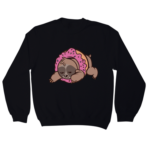 Sloth donut sweatshirt - Graphic Gear