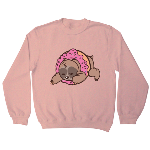 Sloth donut sweatshirt - Graphic Gear