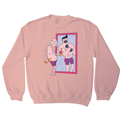 Old man mirror sweatshirt - Graphic Gear