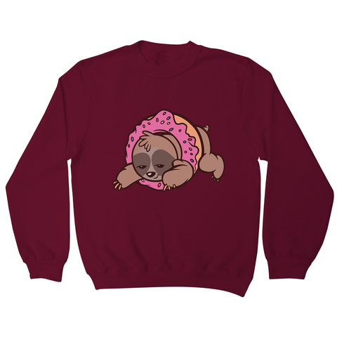 Sloth donut sweatshirt - Graphic Gear