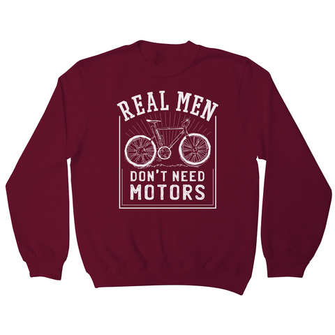 Real men bike sweatshirt - Graphic Gear