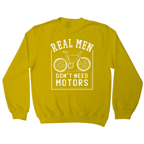 Real men bike sweatshirt - Graphic Gear