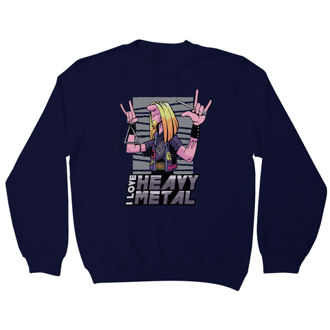 I love heavy metal sweatshirt - Graphic Gear