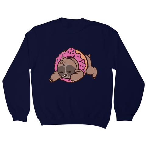 Sloth donut sweatshirt - Graphic Gear