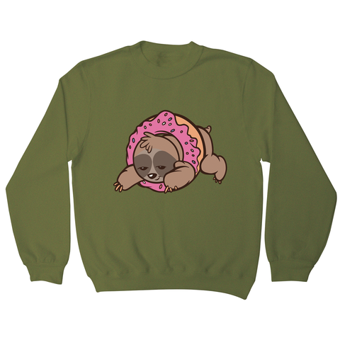 Sloth donut sweatshirt - Graphic Gear