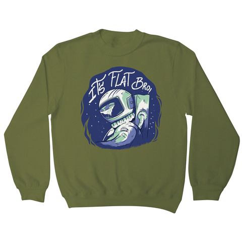Flat earth sweatshirt - Graphic Gear
