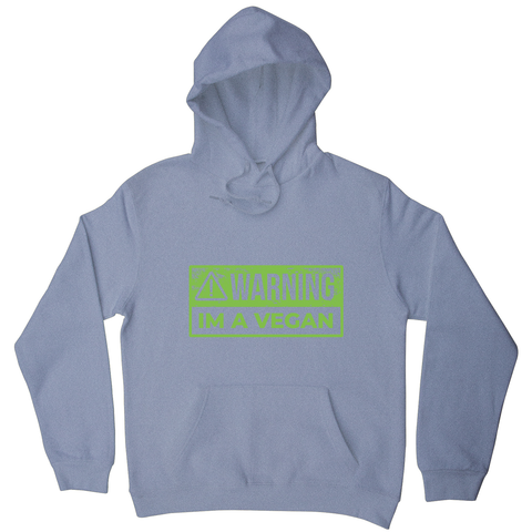 Warning vegan hoodie - Graphic Gear