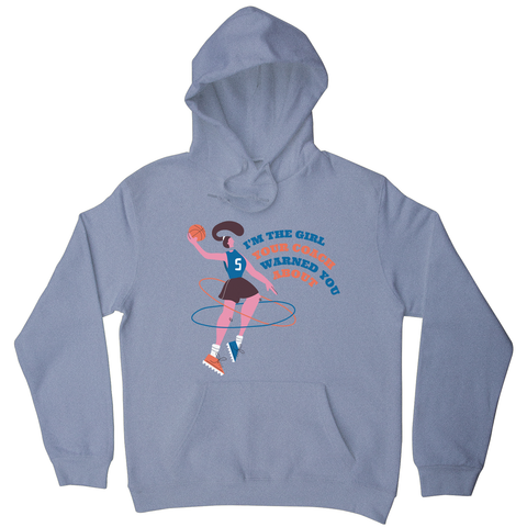 Basketball girl quote hoodie - Graphic Gear