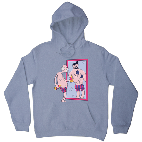 Old man mirror hoodie - Graphic Gear