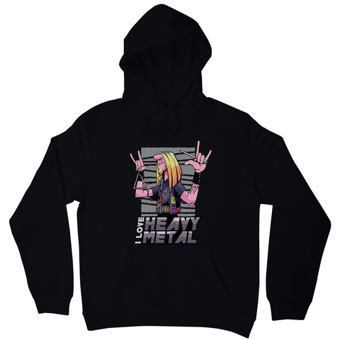 I love heavy metal hoodie - Graphic Gear