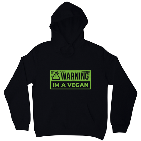 Warning vegan hoodie - Graphic Gear