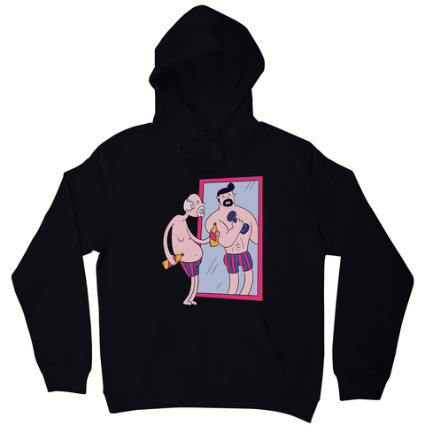 Old man mirror hoodie - Graphic Gear