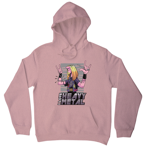 I love heavy metal hoodie - Graphic Gear