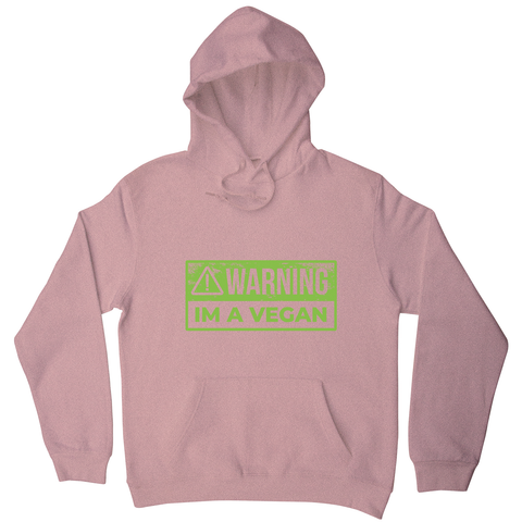 Warning vegan hoodie - Graphic Gear