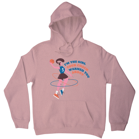Basketball girl quote hoodie - Graphic Gear