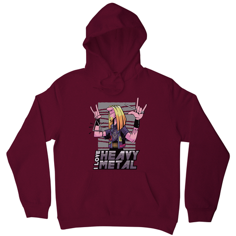 I love heavy metal hoodie - Graphic Gear