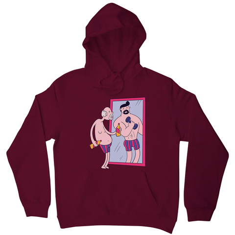 Old man mirror hoodie - Graphic Gear