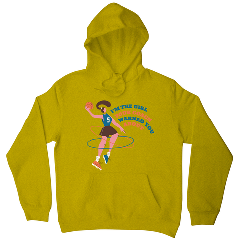 Basketball girl quote hoodie - Graphic Gear