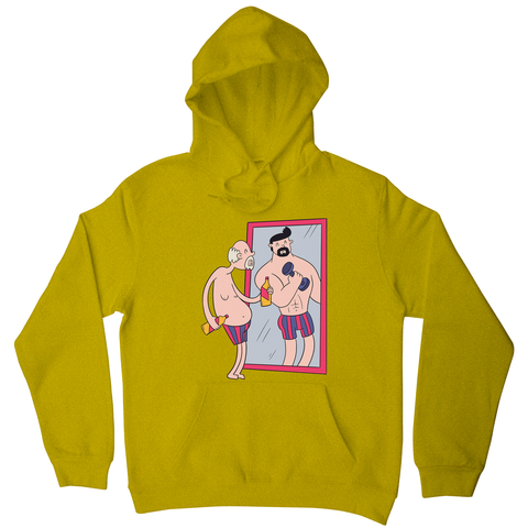 Old man mirror hoodie - Graphic Gear