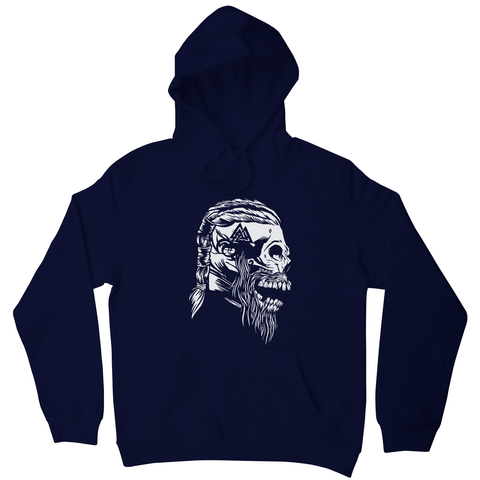 Viking skull hoodie - Graphic Gear