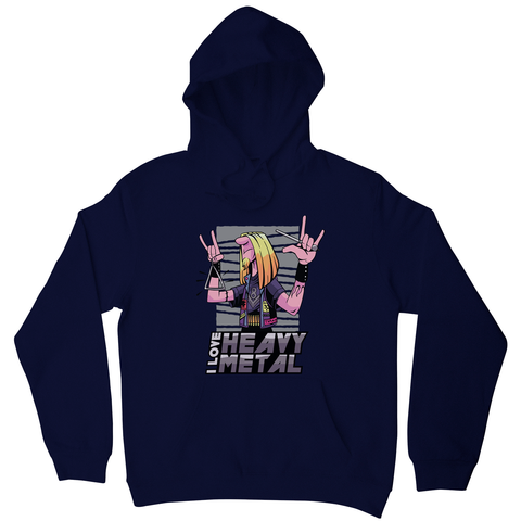 I love heavy metal hoodie - Graphic Gear