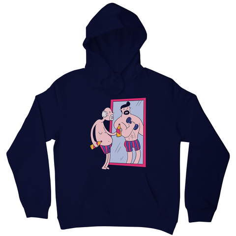 Old man mirror hoodie - Graphic Gear