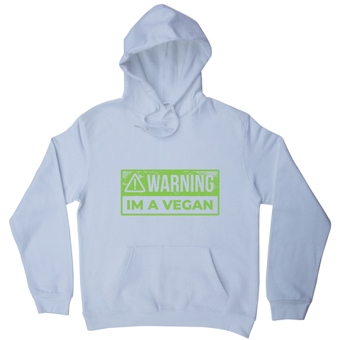 Warning vegan hoodie - Graphic Gear