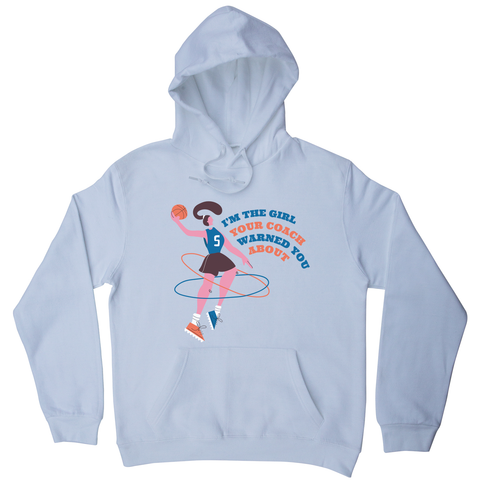 Basketball girl quote hoodie - Graphic Gear
