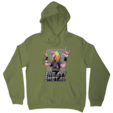 I love heavy metal hoodie - Graphic Gear
