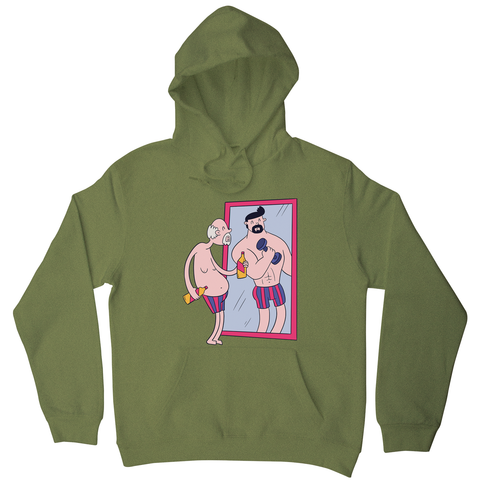 Old man mirror hoodie - Graphic Gear
