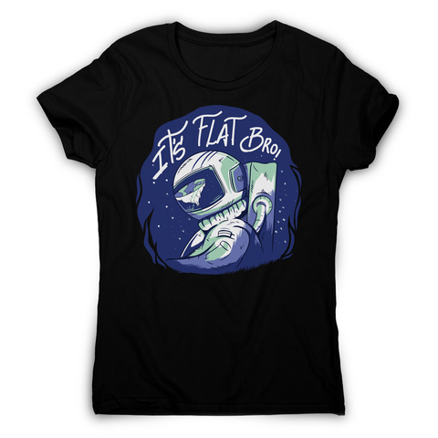 Flat earth women's t-shirt - Graphic Gear