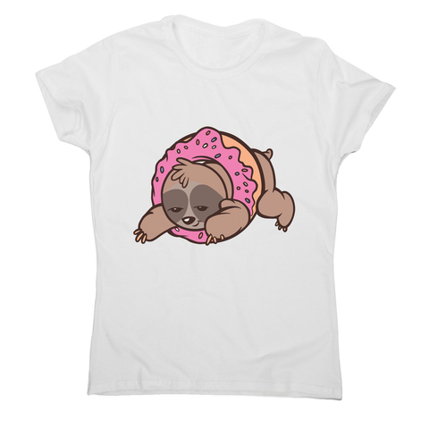 Sloth donut women's t-shirt - Graphic Gear