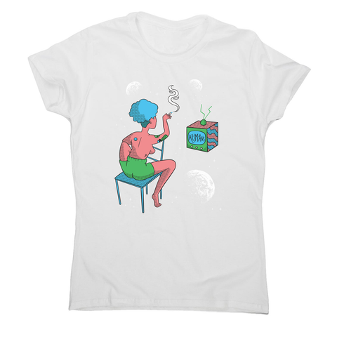 Woman in space women's t-shirt - Graphic Gear