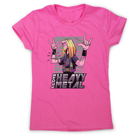 I love heavy metal women's t-shirt - Graphic Gear