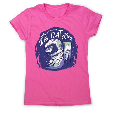 Flat earth women's t-shirt - Graphic Gear